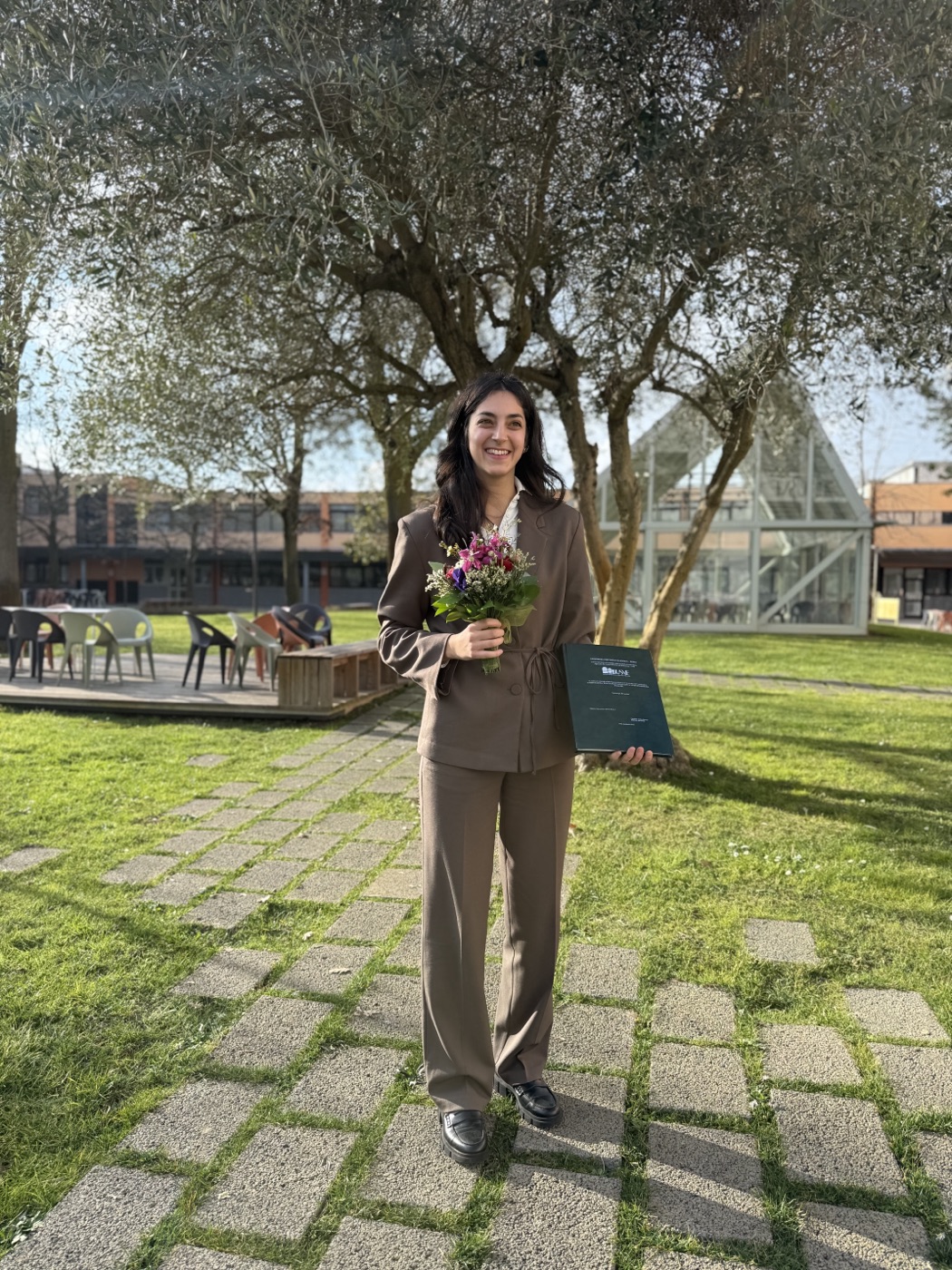Andrea Silvestri il giorno della laurea